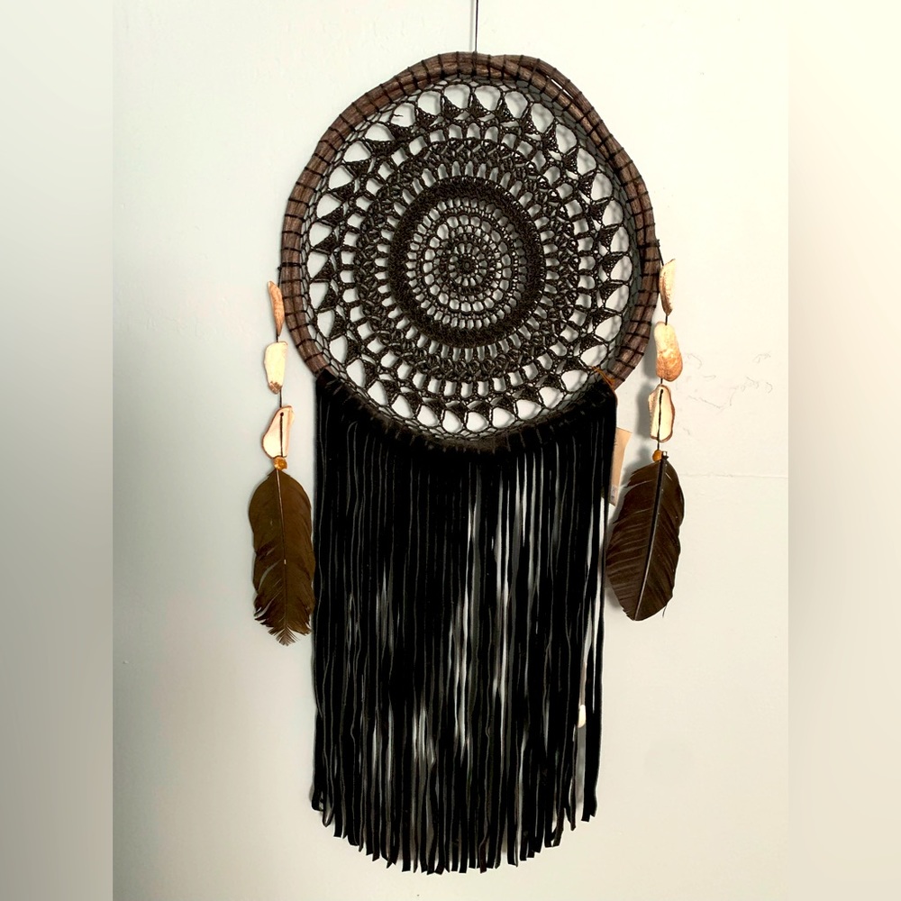 Beautiful 15” Large Black Dream Catcher BRAND NEW with tag